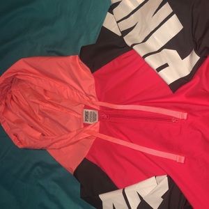 Pink windbreaker